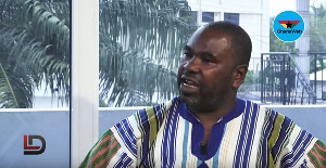 Diallo Sumbry speaking on the Lowdown on GhanaWeb TV