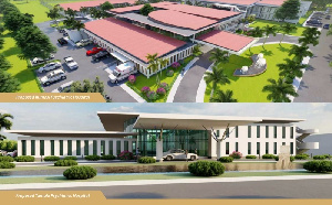 Frontage of proposed Psychiatric facilities for Kumasi and Tamale