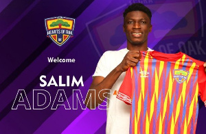 Salim has joined Hearts on a two-year deal
