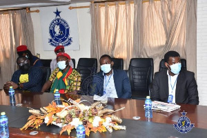 The Conveners applauded the Police when they paid a courtesy call on Dr George Akuffo Dampare