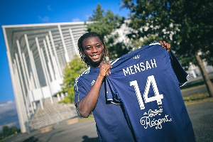 He will play number 14 after completing his move to French Ligue 1 side Girondins Bordeaux