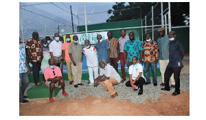 Members of the Ghana Tennis Club