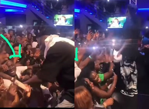 Stonebwoy during his performance in the United Kingdom
