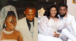 Queen Ciara Antwi and husband, Rev Obofour