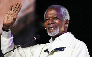 The late former United Nations Secretary-General, Kofi Annan