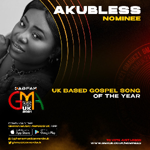 Ghanaian gospel artiste , AkuBless