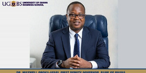The First Deputy Governor of the Bank of Ghana (BoG), Dr. Maxwell Opoku-Afari