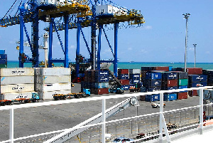 File photo of the Takoradi Port