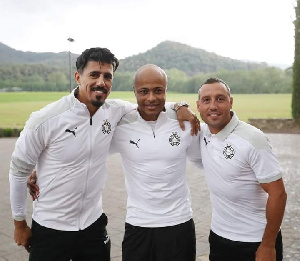 Black Stars Captain, Andre Dede Ayew and his Al Sadd teammates