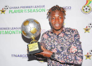 Accra Hearts of Oak midfielder, Salifu Ibrahim was named as the best player in the 2020/2021 GPL