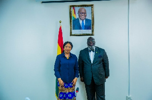 Shirley Ayorkor Botchwey and Isaac Emmil Osei-Bonsu