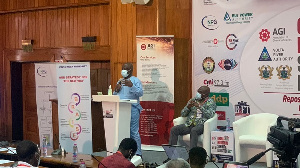 Director-General of GAEC, speaking at the  4th edition of the Ghana Industrial Summit and Exhibition