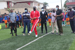 The two-day football tournament is being played to honour Apostle Safo Kantanka