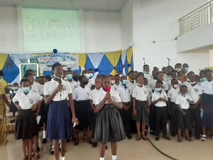 Children of the Assemblies of God Church celebrating this year’s Children's Day