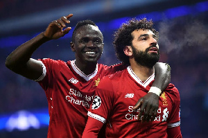 Liverpool duo Mohammed Salah and Sadio Mane