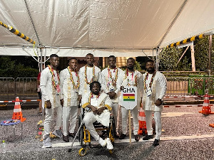 The Ghana paralympic team