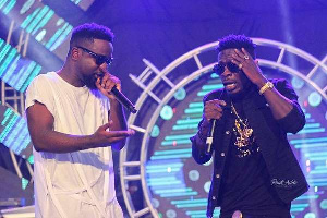 Rapper Sarkodie and Shatta Wale