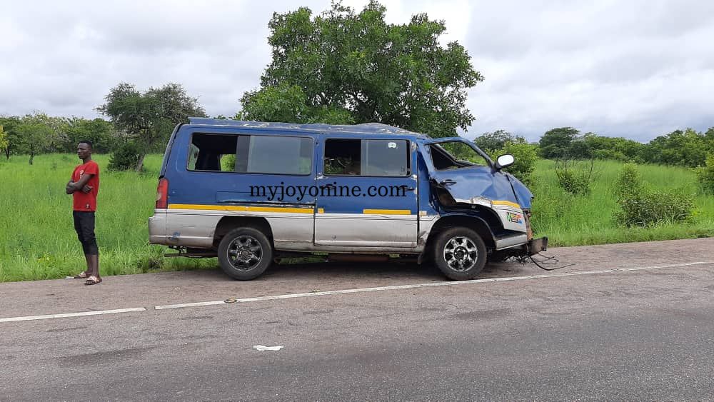 One dead, two others in a critical condition after accident on Buipe road