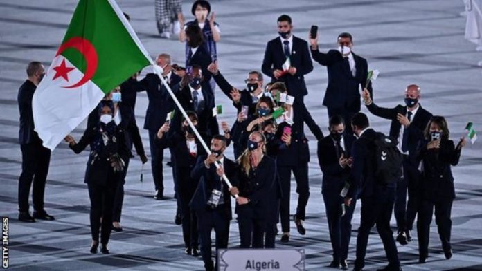 Nourine announced his withdrawal shortly before his team-mates joined the opening ceremony at the Olympics
