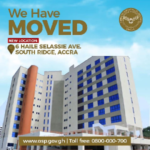 The new Special Prosecutor Office is a 10-storey building located at South Ridge in Accra