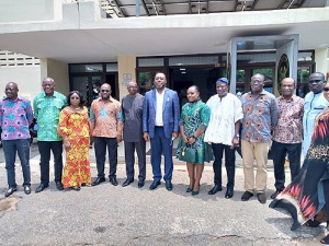 Energy Minister, Dr. Matthew Opoku Prempeh with the board members in a group photography