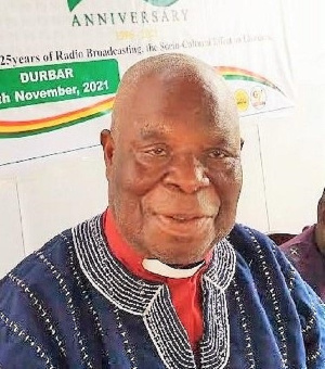 Former Moderator, E.P. Church, Ghana (EPCG), Very Rev J.Y. Ledo
