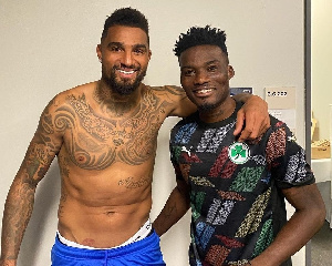 Kevin-Prince Boateng and  Hans Nunoo Sarpei