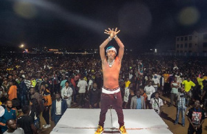 Dancehall artiste, Shatta Wale and his fans