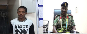 Stowaway, Sulemane Balde (left) & Tema PSM, Col. Nyante (right)