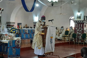 Most Reverend Alfred Agyenta, Bishop of the Navrongo-Bolgatanga Diocese of the Catholic Church