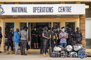 SWAT Unit of the Ghana Police Service arrested Samuel Asante