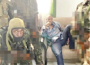 Conde was last seen publicly in the company of masked gun-weilding soldiers