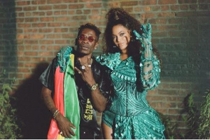 Beyonce with Shatta Wale