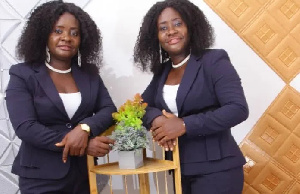 Faustina Owusua has formed a music group with her twin sister called 'Precious twins'