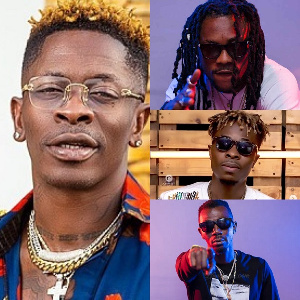 Dancehall artiste, Shatta Wale and the former SM Militants
