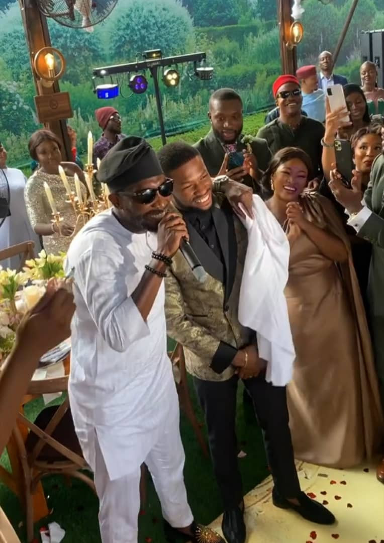 Photos and videos from the wedding of actors Stan Nze and Blessing Obasi