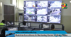 The Police Traffic Monitoring and Surveillance Center at the Police Headquarters