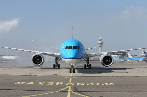 The incident occurred on September 3, 2021 and resulted in the cancellation of a KLM flight