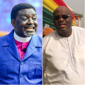 Bishop Agyinasare wants the minister to perform so he avoids his bashing in future