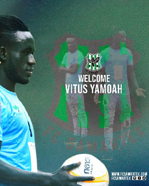Ghanaian player, Vitus Yamoah