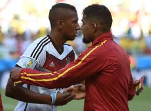 Kevin-Prince Boateng and his brother Jerome Boateng