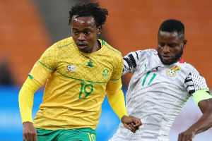 South Africa's playmaker, Percy Tau
