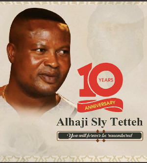 Alhaji Sly Tetteh passed on ten years ago on September 3, 2011, in Cape Coast