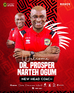 Dr. Prosper Narteh Ogum is Kotoko's new Head Coach