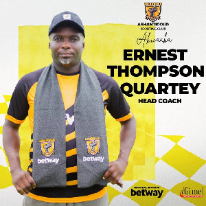 Former Ebusua Dwarfs coach, Ernest Thompson Quartey