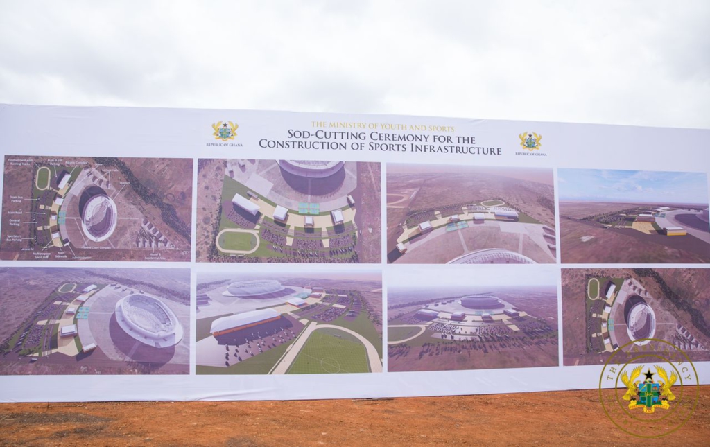 African Games 2023: Akufo-Addo cuts sod for $145m Borteyman Sports Complex