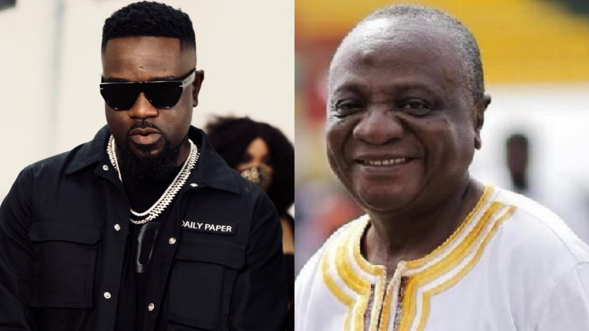 Check out this yet-to-be-released tune Sarkodie did with Nana Ampadu before his death [Video]