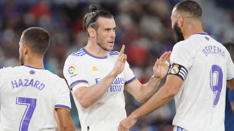 Bale started and scored in Real Madrid's 3-3 draw with Levante on the weekend