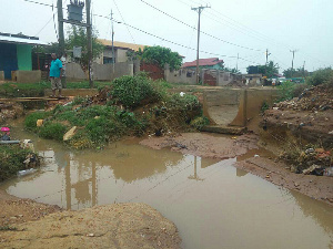 Residents suffer whenever it rains because of the uncompleted drainage system