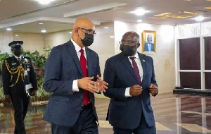 Dr Mahamudu Bawumia and Guyana Veep, Bharrat Jagdeo